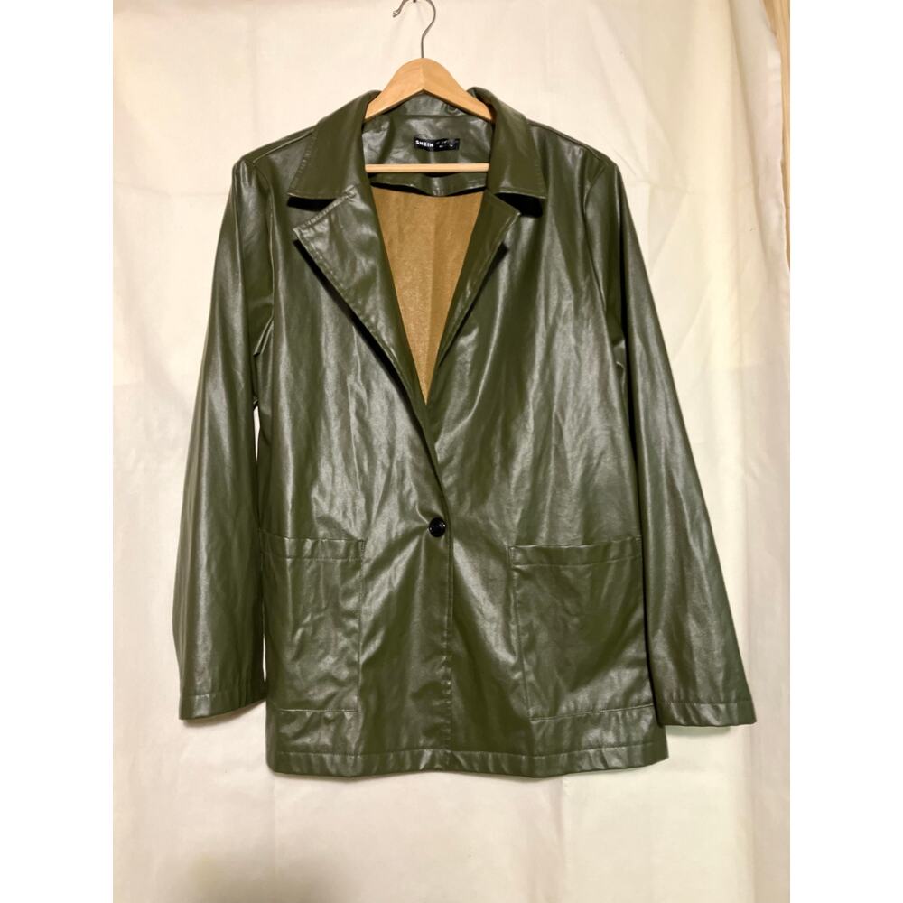 SHEIN Green Coat Unisex No Size.